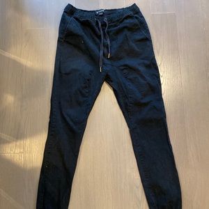 Zanerobe black jogger pants